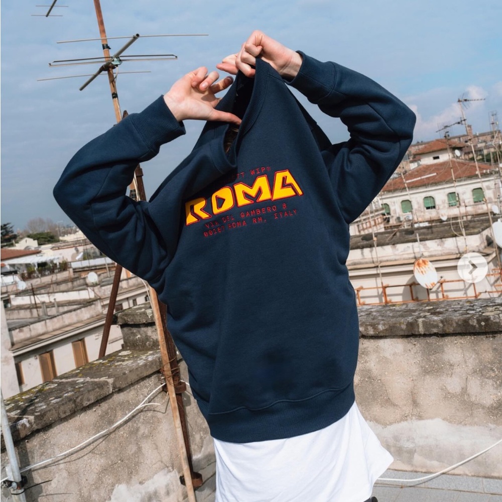 Carhartt WIP sweatshirt exclusive to the Rome store located